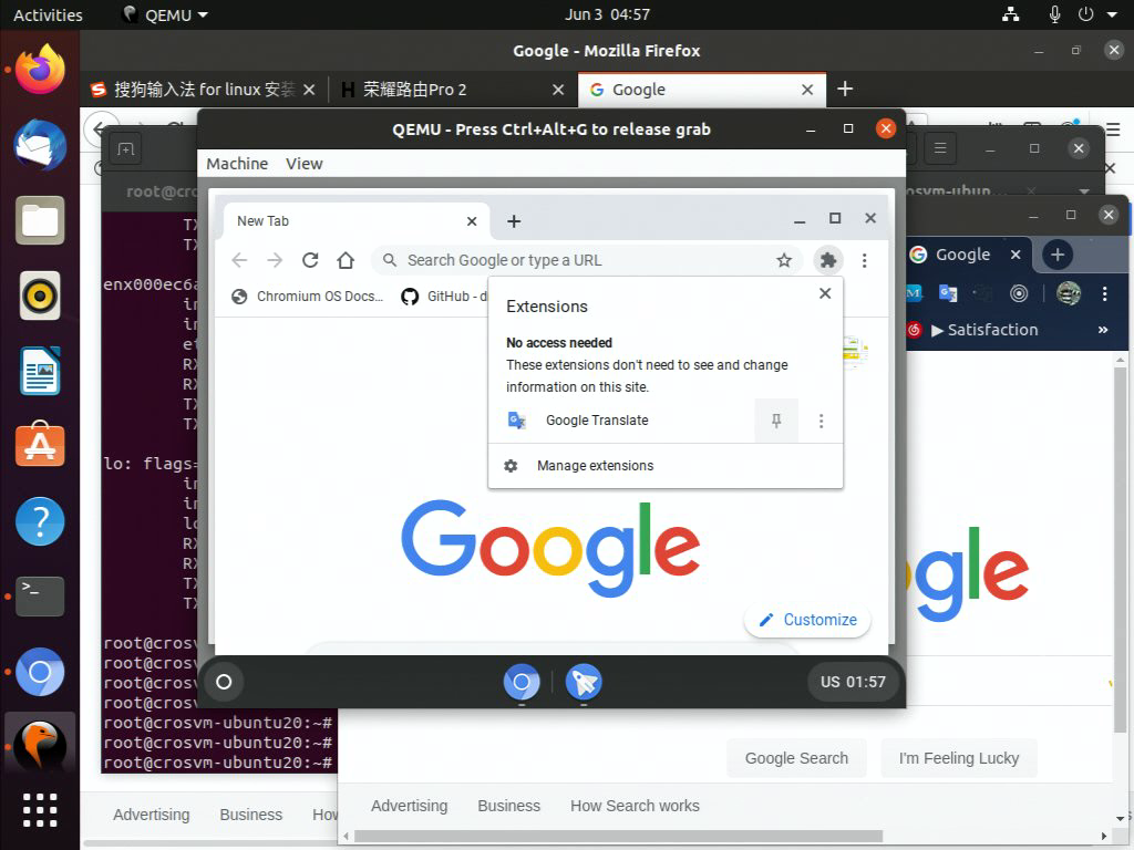 chrome-vm